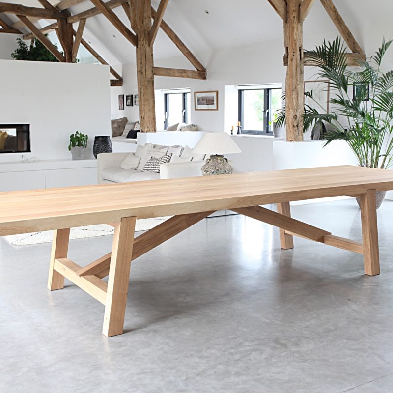 Chunky Oak Dining Table | Design By Timber